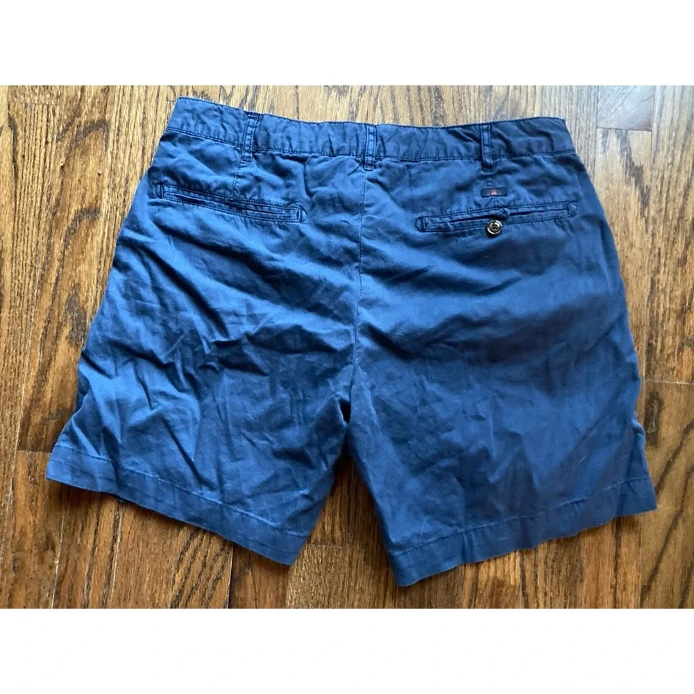 Faherty Shorts Mens Size 33 Blue Stretch Chino Casual Summer